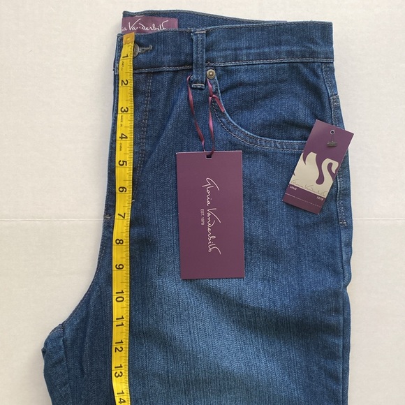 Gloria Vanderbilt Amanda Classic Fit Jeans Size 12 Short NWT Ultra Stretch - Picture 11 of 12